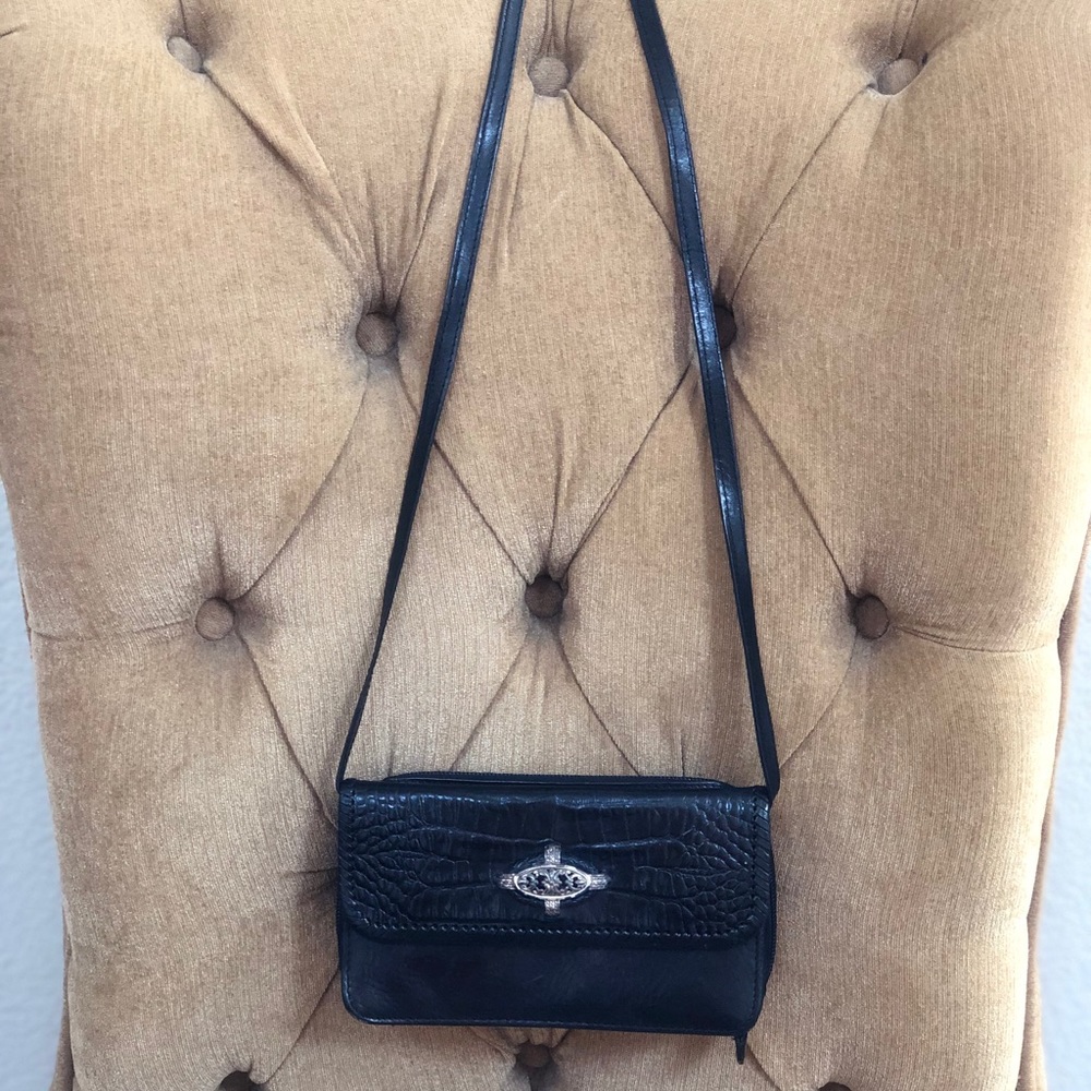 Brighton crossbody leather wallet